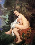 Edouard Manet Die uberraschte Nymphe painting